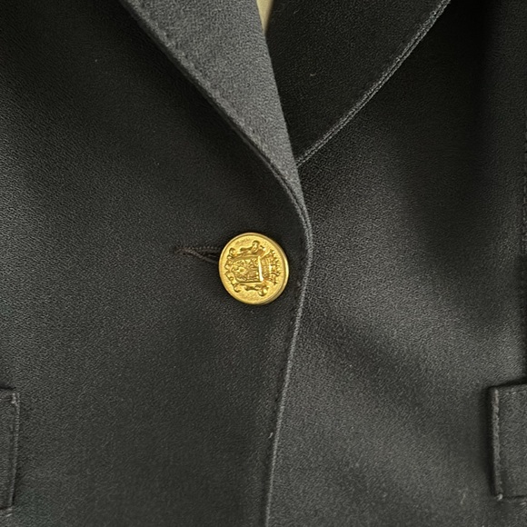 Smythe Navy Wool Blazer Size 6 - Picture 3 of 9